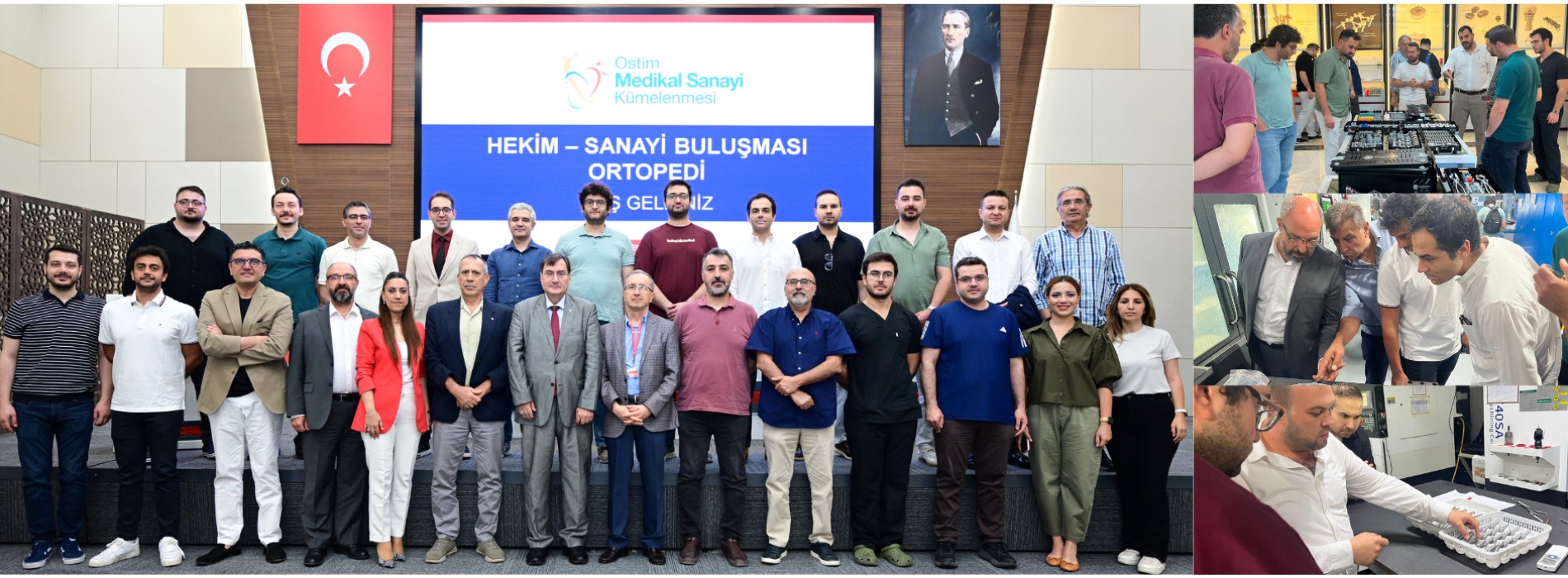 Ortopedi Hekimleri OSTİM’de Yerli Ürünleri İnceledi